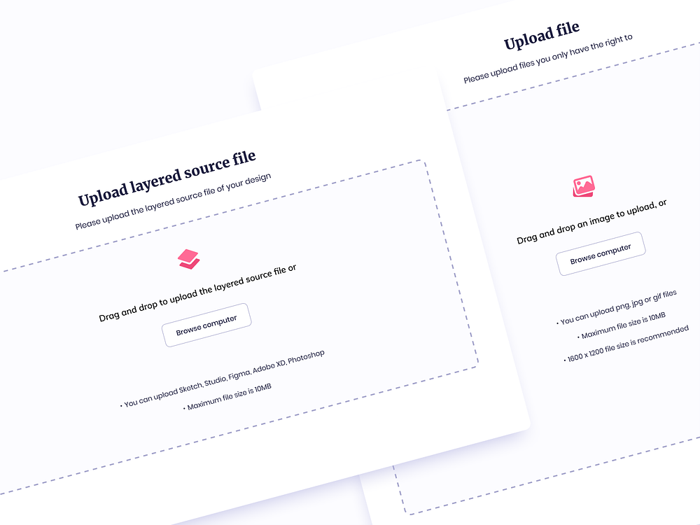 Upload Files Ui Design By Ildiko Gaspar On Dribbble