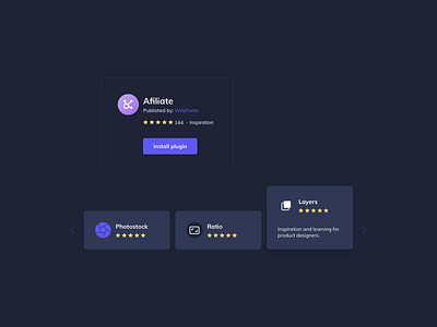 Plugin Cards UI Design card design card ui component design free ui component ildiesign ui ui design ui design daily ux ux design