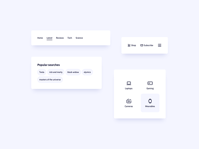 Navigation UI Components menu design menu ui navigation navigation ui ui ui component ui design ui design daily ui pattern ui practice ux ux design