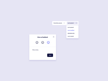 Feedback UI designs, themes, templates and downloadable graphic ...