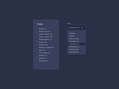 Dark Themed UI Components categories ui checkbox list dark theme ui dark ui component free ui component ui ui component ui design ui design daily ui pattern ux ux design