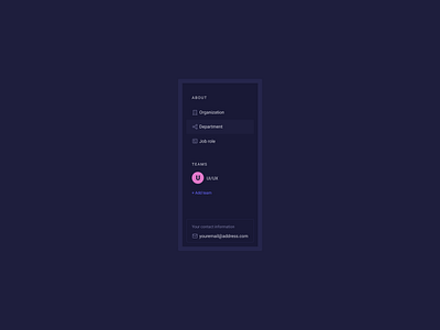 Menu UI Design