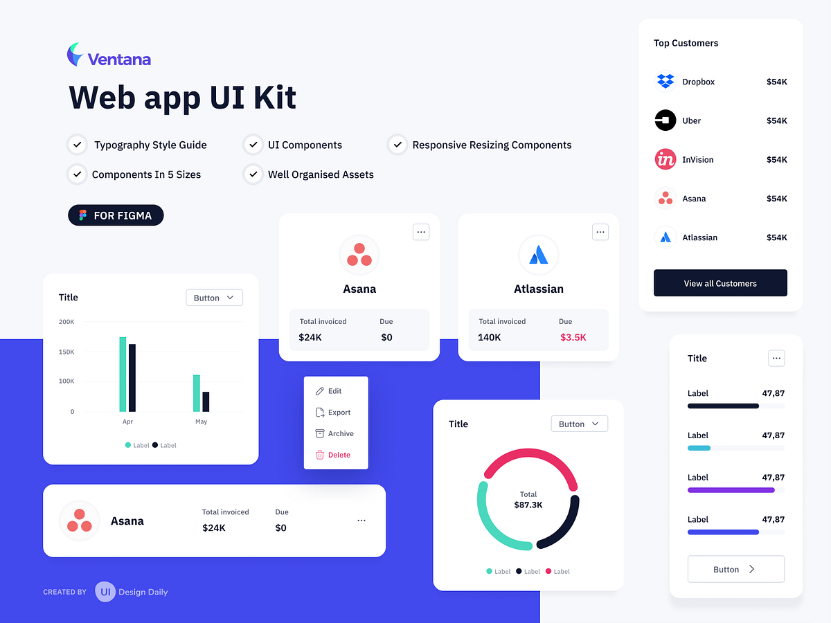 Table ui designs themes templates and downloadable graphic elements