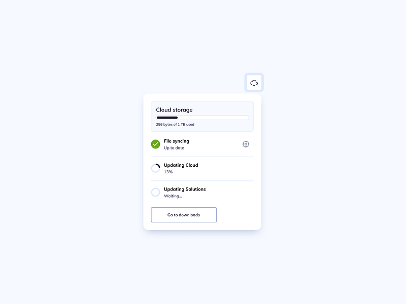 Browse thousands of Status Card images for design inspiration | Dribbble