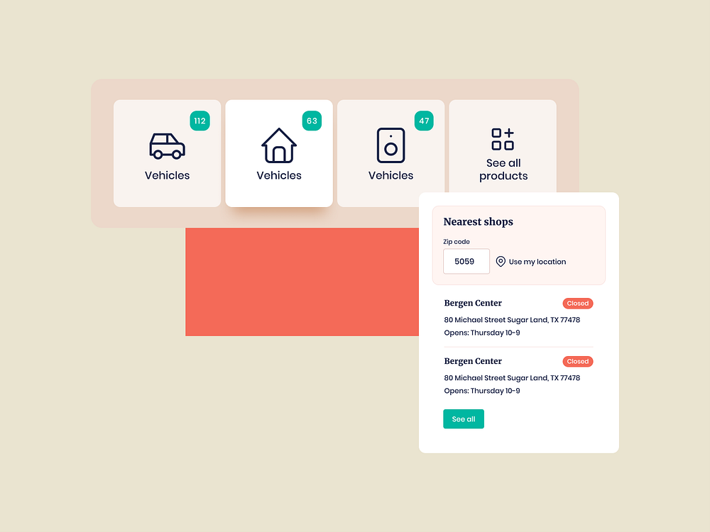 Webshop UI Components by Ildiko Gaspar on Dribbble