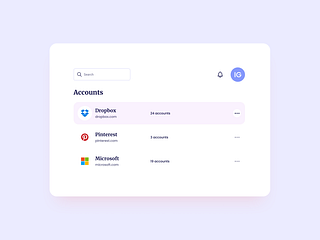 Table UI designs, themes, templates and downloadable graphic elements ...