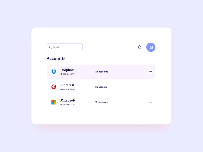 Table UI designs, themes, templates and downloadable graphic elements ...