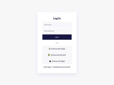 Log In UI Design free ui component log in log in design log in ui log in ui component ui ui component design ui design ux ux design