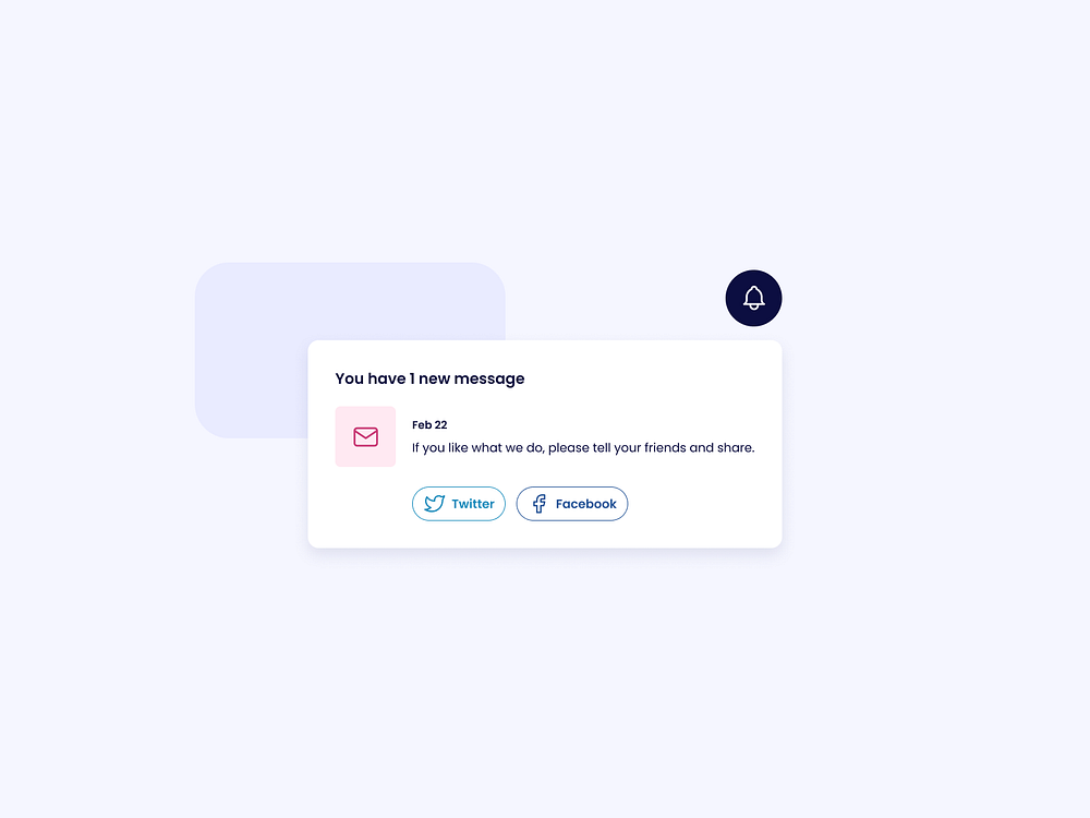 Notifications UI designs, themes, templates and downloadable graphic ...