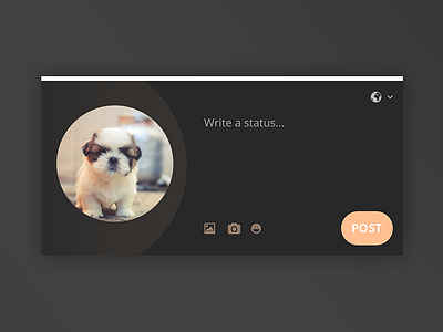 Status Update Ui Design