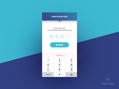 Verification Code Ui Design