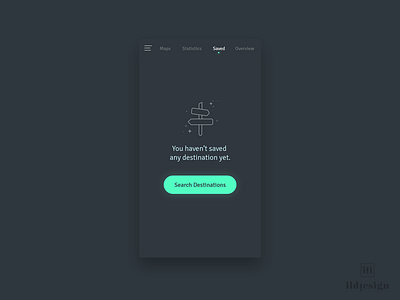 Empty Spaces Ui Design course daily ui ildiesign ildiko ignacz location maps ui ui ui practice ux