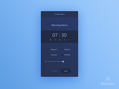 Alarm Ui Design add alarm alarm daily ui ildiesign ildiko ignacz ui ui practice ux