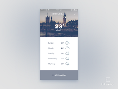 Weather Ui Design