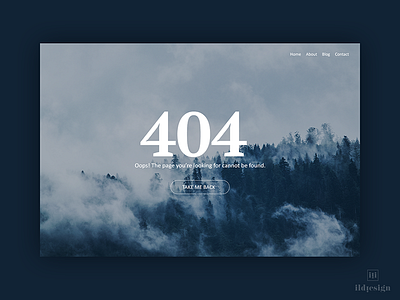 404 Page Ui Design