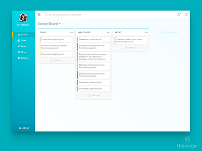 Task Management Tool UI Concept ildiesign ildiko ignacz interface design project management project management tool task management to do ui ux