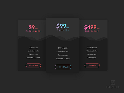 Pricing Table Ui Design dailyui ildiesign ildiko ignacz interface design pricing pricing table table ui ux