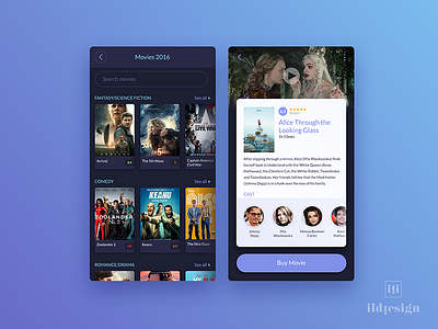 Movie App Ui Design dailyui ildiesign ildiko ignacz interface design movie movie app ui ux