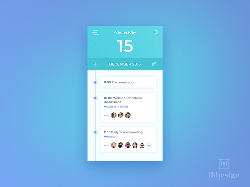 Timeline Ui Design by Ildiko Gaspar on Dribbble