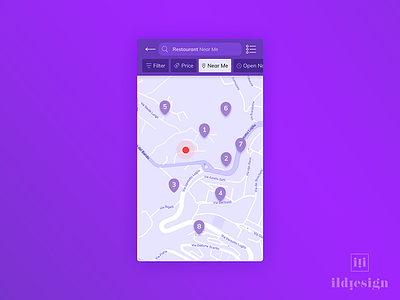 Maps UI Design