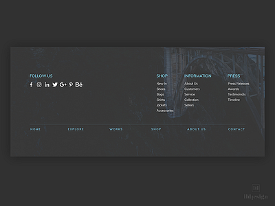 Footer UI Design footer footer design footer ui ildiesign ui ux