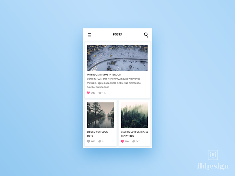 Blog Post UI Design by Ildiko Gaspar on Dribbble