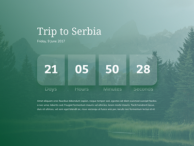 Countdown Ui Design