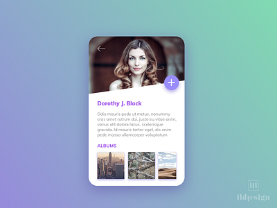 Day 315 Profile Ui Design card card ui ildiesign profile ui ui design ux ux design