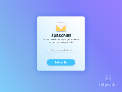 Subscribe UI Design