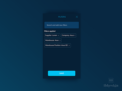 Filters UI Design