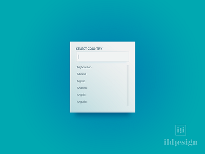 Dropdown Search UI Design