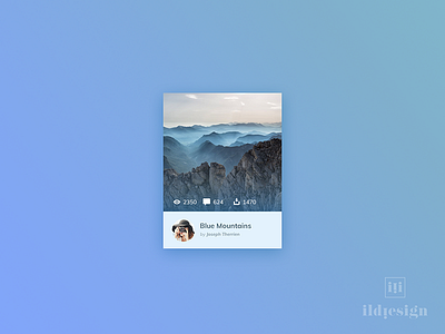 Thumbnail UI Design ildiesign ildiko ignacz mountain thumbnail ui ui design ux ux design