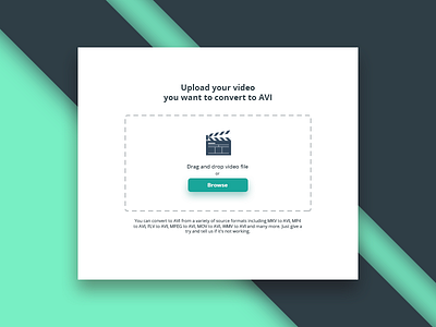 Upload Video UI Design ildiesign ildiko ignacz ui ui design ui pattern upload file ux ux design video video upload