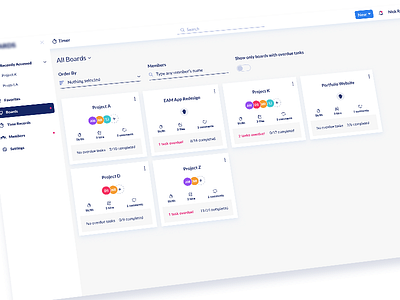 Boards UI Design boards boards ui ildiesign ildiko ignacz kanban kanban ui project ui ui design ui pattern ux ux design