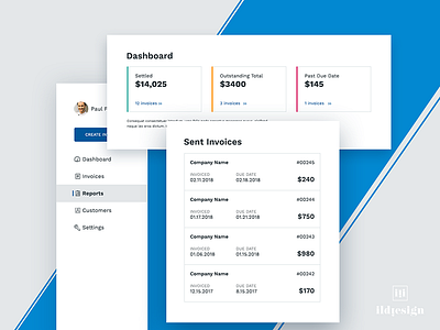 Invoicing Mini UI Kit blue ildiesign invoice invoice ui kit ui ui ui kit ui pattern ux