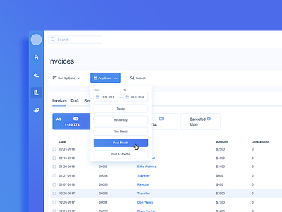 Date Range Picker UI Design ildiesign invoice invoice management invoice ui tool ui invoice tool ui ui kit ui pattern ux