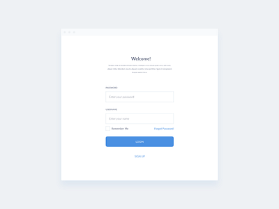 Log In UI Design ildiesign ildiko ignacz kit ui management management tool ui ui design ui kit ui pattern ux ux design