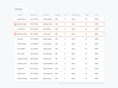 Table UI Design development ildiesign ildiko ignacz management table table ui ui ui design ui pattern ux ux design