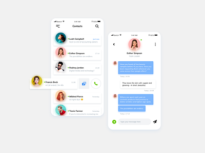 Browse thousands of Chat App UI Design images for design inspiration ...