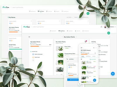 Plant Care App UI Design