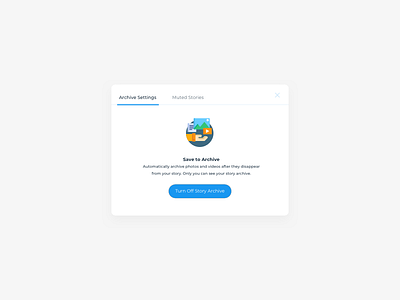 Story Settings UI Design ildiesign pop up settings story settings ui ui design ui pattern ui practice ux ux design