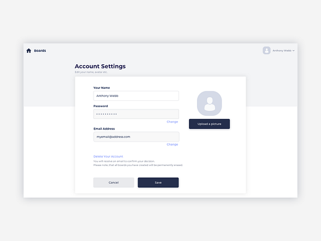 Profile Page UI Design by Ildiko Gaspar on Dribbble