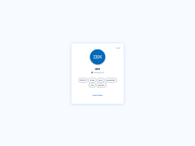 Card UI Design