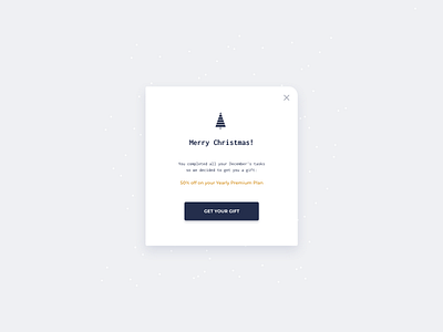 Christmas Gift UI Design christmas christmas gift dailyui ildiesign ildiko ignacz ui ui design ui pattern ux ux design