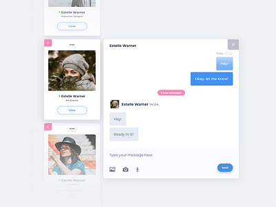 Conversation UI Design Concept conversatin full screen large screen messages messages app ui ui design ui pattern ui practice ux