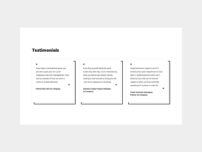 Testimonials UI Design daily ui dailyui ildiesign ildiko ignacz testimonials testimonials design ui ui design ui pattern ui practice ux ux design