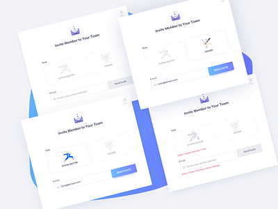 Invite Member UI Design ildiesign invite invite member invite member ui invite ui member invite role scrum master scrumbs select select role ui ui design ui pattern ux ux design viewer