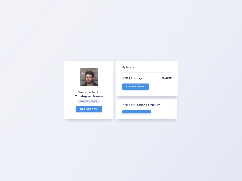 Cards UI Design by Ildiko Gaspar on Dribbble