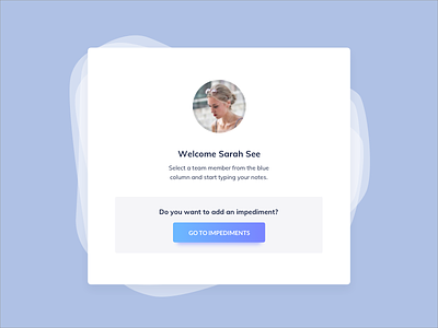 Scrumbs Welcome Screen Ui Design - Revisited