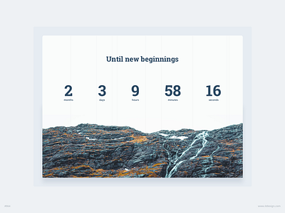 Countdown Timer UI Design